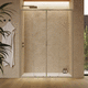 paroi de douche coulissante / rectangulaire / d'angle / en niche