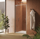 paroi de douche pivotante / battante / rectangulaire / d'angle