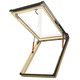 fenêtre de toit à pivot / en bois / à double vitrage / acoustique