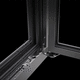 fenêtre oscillo-battante / en aluminium / 1 vantail / 2 vantaux