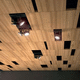 faux-plafond en bois / en dalles / pour bureau / d'intérieur