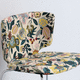 tissu d'ameublement / à fleurs / personnalisable / en polyester