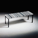 banc contemporain / en acier / en Solid Surface