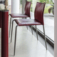 chaise contemporaine / d'intérieur / en cuir / en feutre
