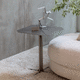 table d'appoint contemporaine / en métal / avec piètement en métal / carrée