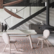 chaise design / d'intérieur / en frêne / avec piètement en bois