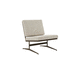 fauteuil design minimaliste / en métal / tapissé / personnalisable
