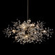lustre contemporain / en cristal Swarovski® / en laiton / à incandescence