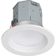 downlight encastré / à incandescence / cintrable / blanc