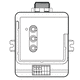 capteur de luminosité / capacitif / d'intérieur / apparent