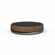 table basse contemporaine / en bois / avec piètement en métal / ronde