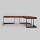 bureau de direction / design minimaliste / en chêne / en noyer
