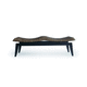 banc contemporain / en rotin / sans dossier / sans accoudoirs