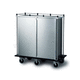 chariot pour bac gastronorme / pour cuisine professionnelle / de transport / en inox