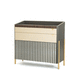 meuble bar professionnel / contemporain / en bois / en laiton