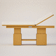 table de massage électrique / fixe / en bois massif / en bois laqué