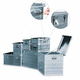 coffre contemporain / professionnel / en inox