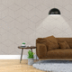 panneau acoustique pour mur / en tissu / en PET / rectangulaire