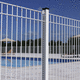 clôture pour piscine / grillagée / à panneaux / sportive