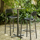 table mange-debout contemporaine / en contreplaqué / en HPL / en fer