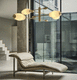 lustre contemporain / en verre opalescent / en laiton / en bronze