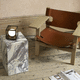 lampe de table / en laiton / en verre opalescent / en acrylique