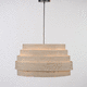 suspension / en métal / en tissu / en bois