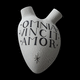 vase contemporain / en porcelaine / pour mur / fait main
