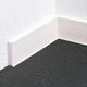 plinthe blanche / en bois / en PVC / rectangulaire