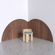 chaise de salle à manger contemporaine / en velours / avec piètement en noyer / avec piètement en érable