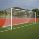 cage de football en aluminium / à sceller / blanc / peint