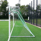 cage de football en aluminium / à sceller / blanc / thermo-laqué
