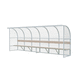 abri de touche pour 12 personnes / en polycarbonate / en aluminium / en bois