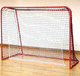but de hockey en métal / mobile / rouge / à profil rectangulaire