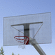 panneau de basket en acier galvanisé / rectangulaire / argenté / d'extérieur