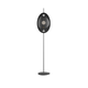 lampe sur pied / en acier / contemporaine / sans fil