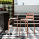 chaise de bar contemporaine / de jardin / de cuisine / de terrasse