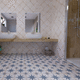 carrelage en porcelaine / mat / finition naturelle / émaillé