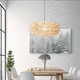 suspension / en bois / en tissu / contemporaine