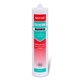 mastic plastique / à base de résine de silicone / de fixation / pour plâtre