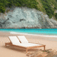 bain de soleil contemporain / en Batyline® / en Sunbrella® / en Textilene®
