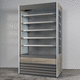vitrine réfrigérée étagère / pour commerce / en métal / en aluminium