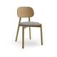 chaise contemporaine / d'intérieur / en tissu / en contreplaqué