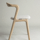 chaise contemporaine / en tissu / pour bureau / pour musée