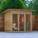 sauna résidentiel / en bois / d'extérieur / préfabriqué