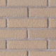 brique pour façade / pleine / à relief / marron