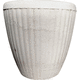 pot de jardin en béton / conique / résidentiel / blanc
