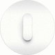 interrupteur bouton poussoir / rotatif / encastré / en aluminium