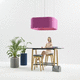 lampe en tissu acoustique / suspension / contemporaine / pour bureau