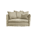 fauteuil contemporain / en tissu / en hêtre / déhoussable